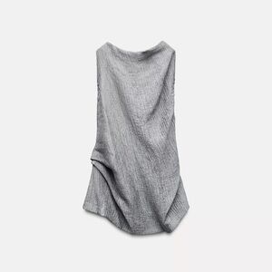 Zara Textured Gray Tank Top

ZW COLLECTION HALTER TOP
